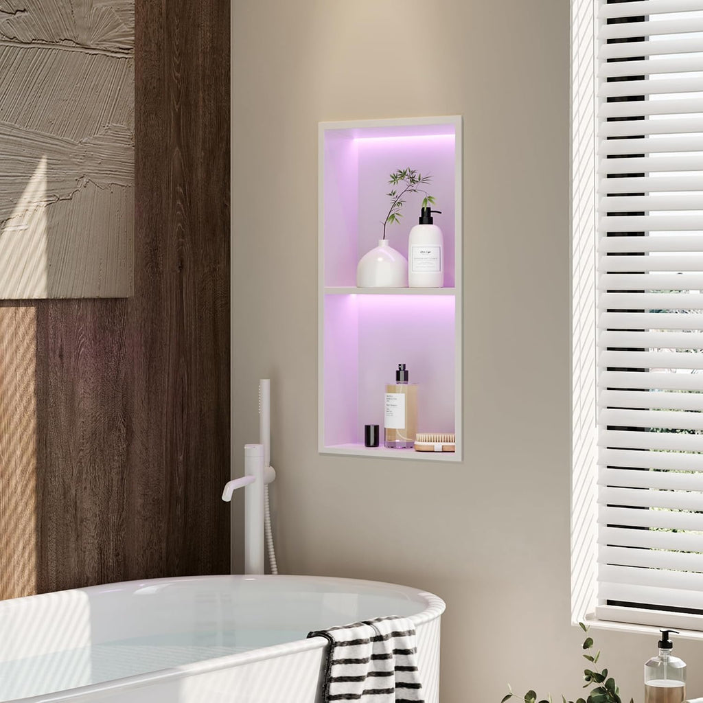 Shower Niche 12x24 White