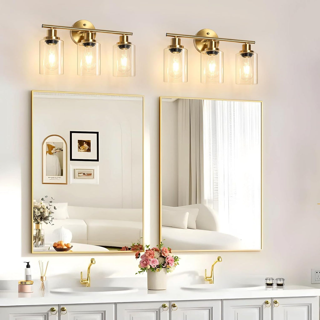 3-Light Gold Vanity Light